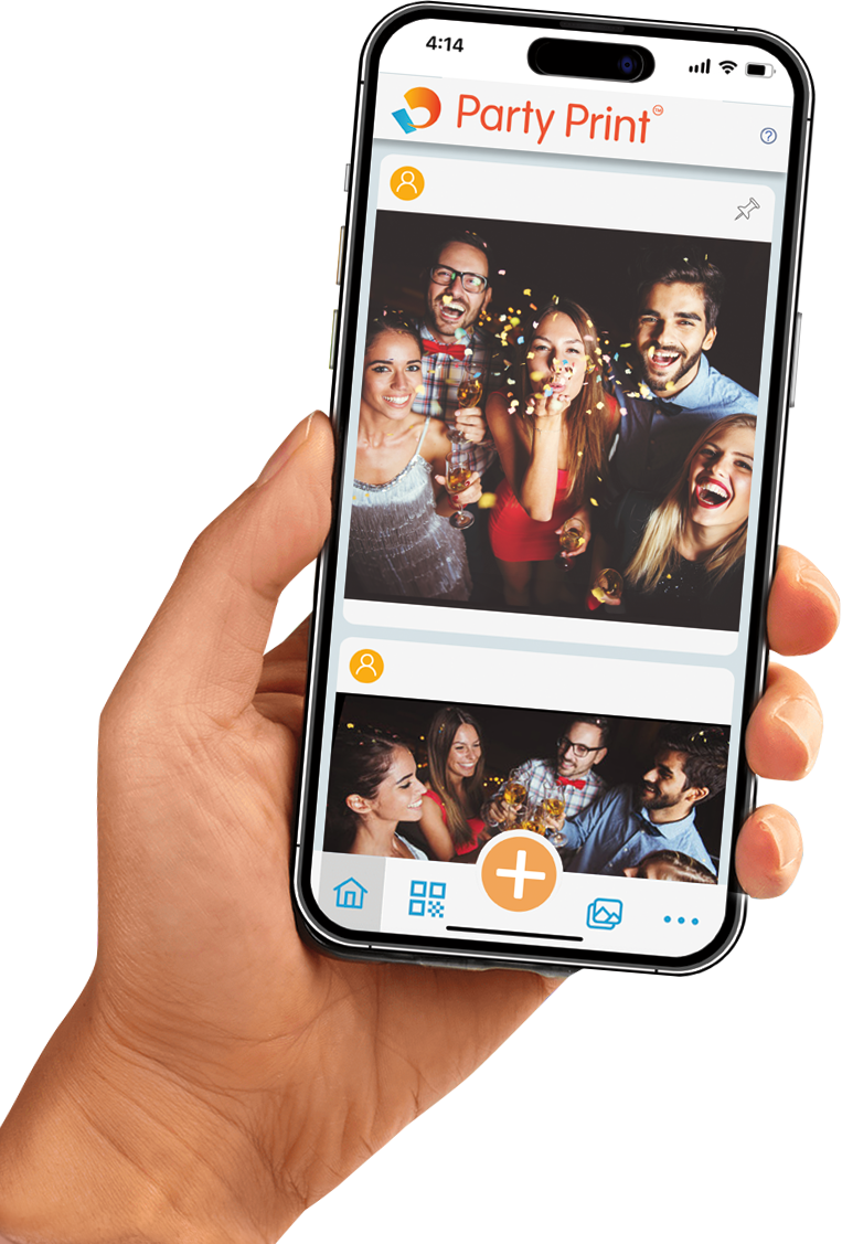 Guest sharing a photo from their phone